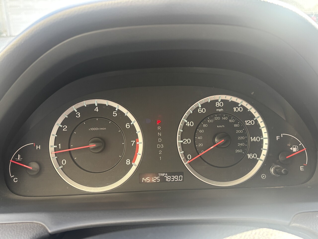 Honda Accord 2008 Clean Title (귀국판매)2008 Honda Accord Gray 썸네일 4