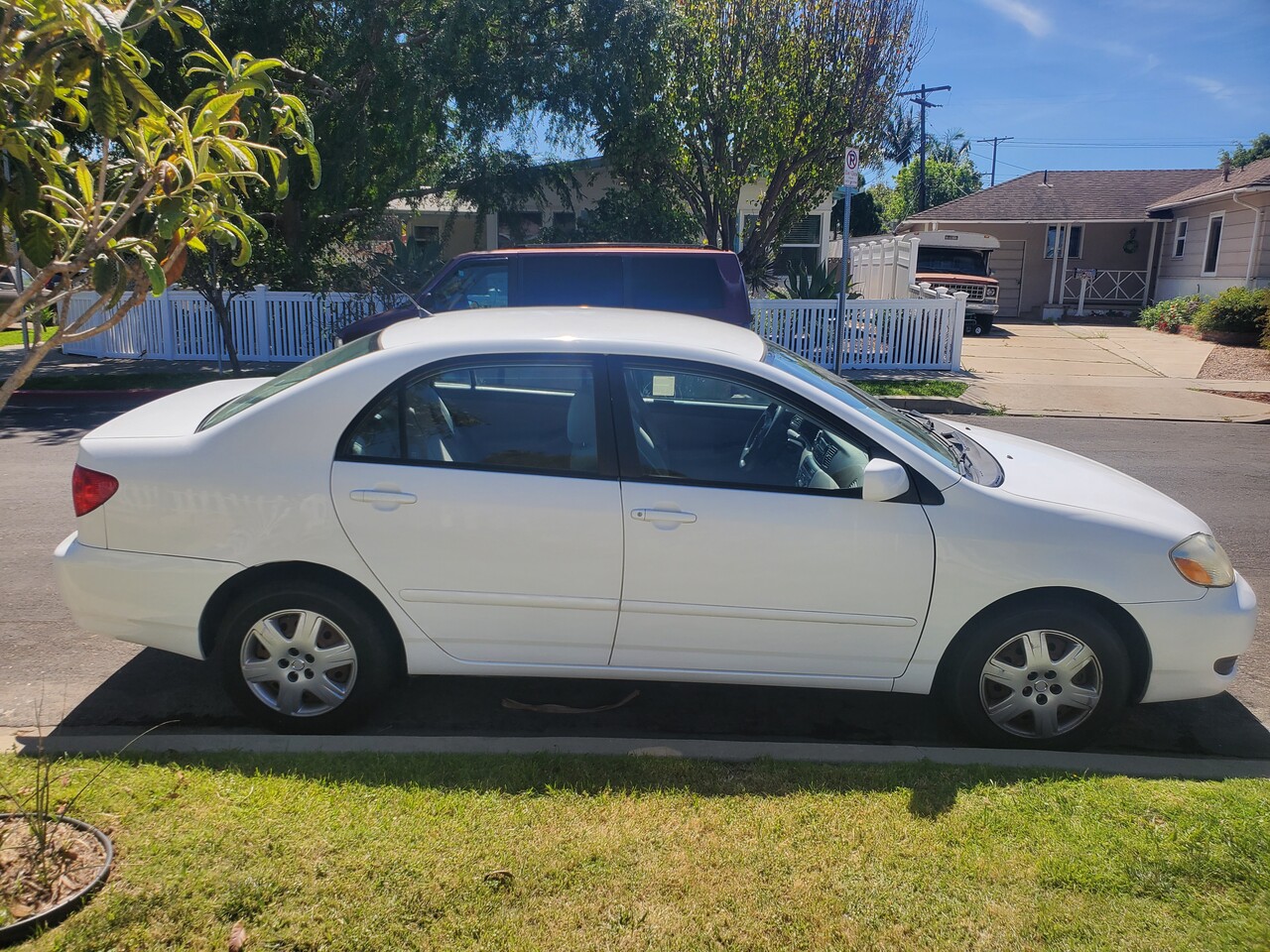 Toyota Corolla 코롤라 LE 2008 White 썸네일 3