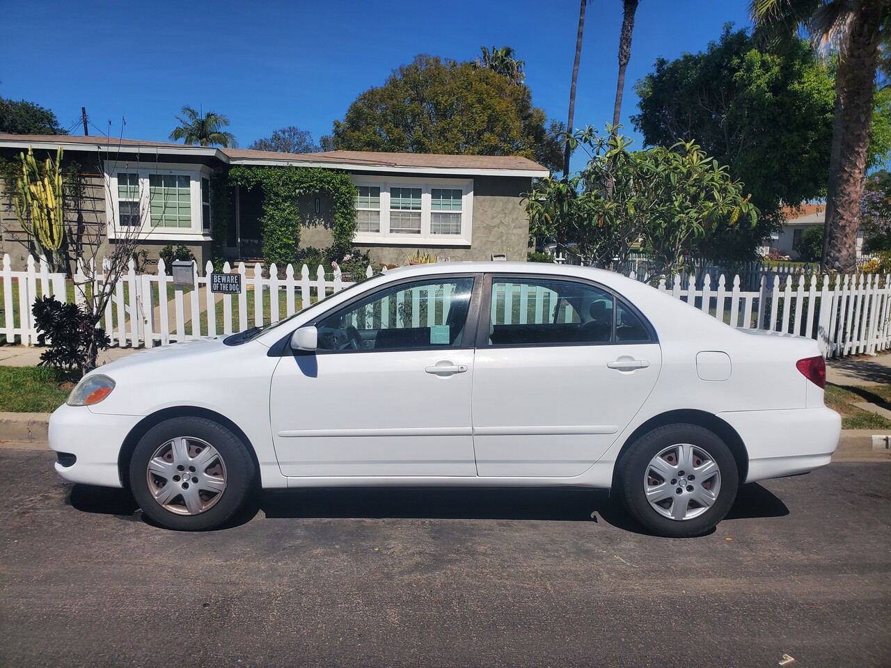 Toyota Corolla 코롤라 LE 2008 White 썸네일 4