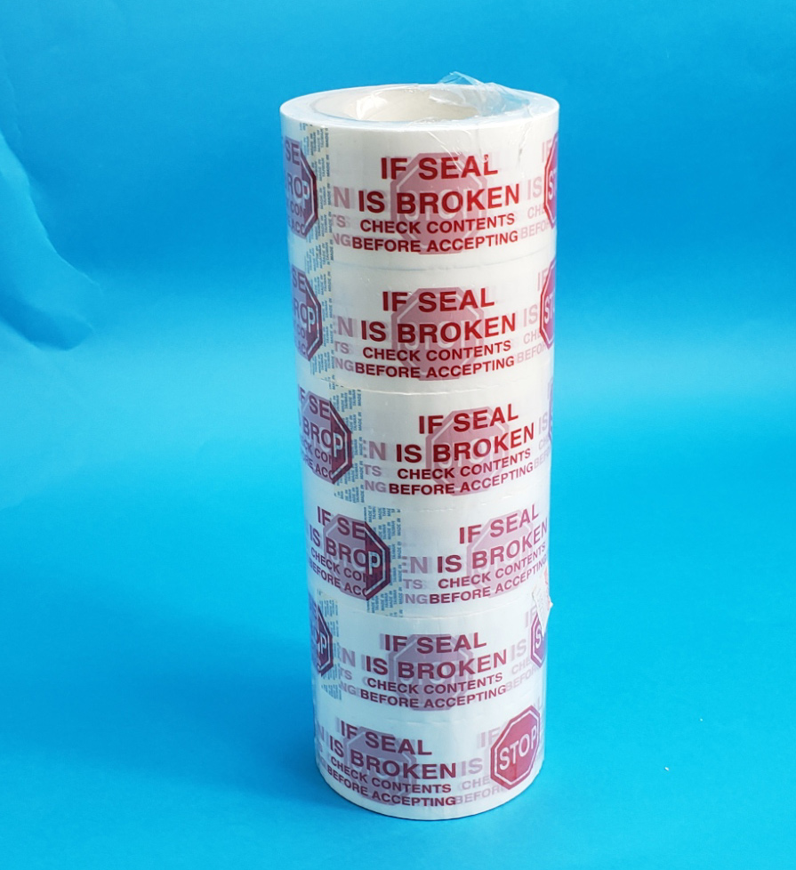 투명 테이프. Pre printed security tape. 쉽핑 테이프 썸네일 4