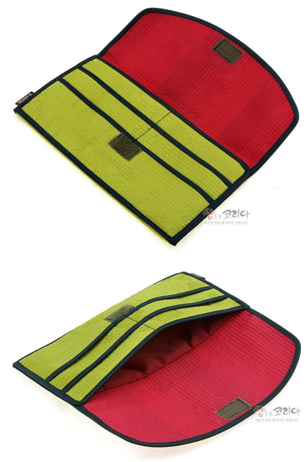 한국산 전통 누비 장지갑(선물용) 썸네일 2