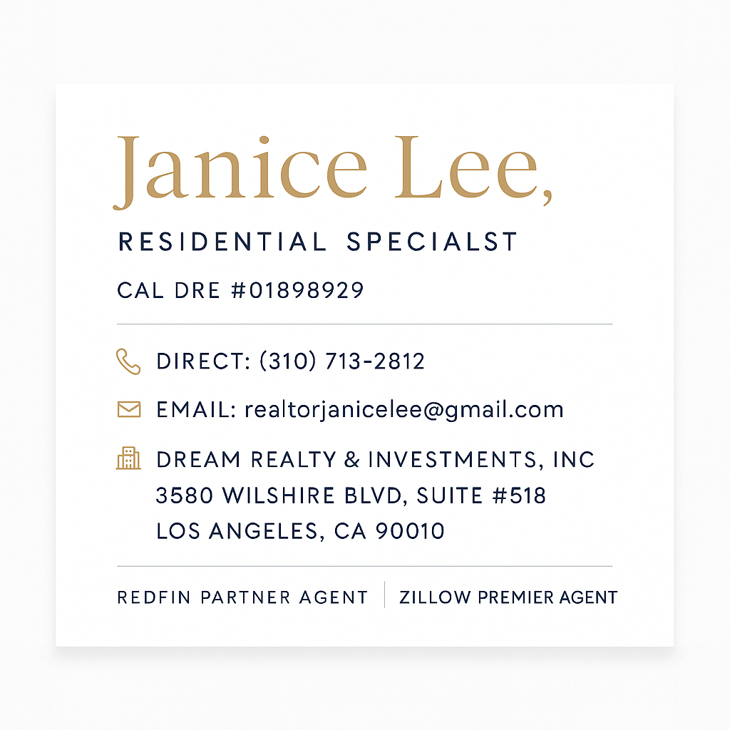 LA Realtor Janice Lee 썸네일 2