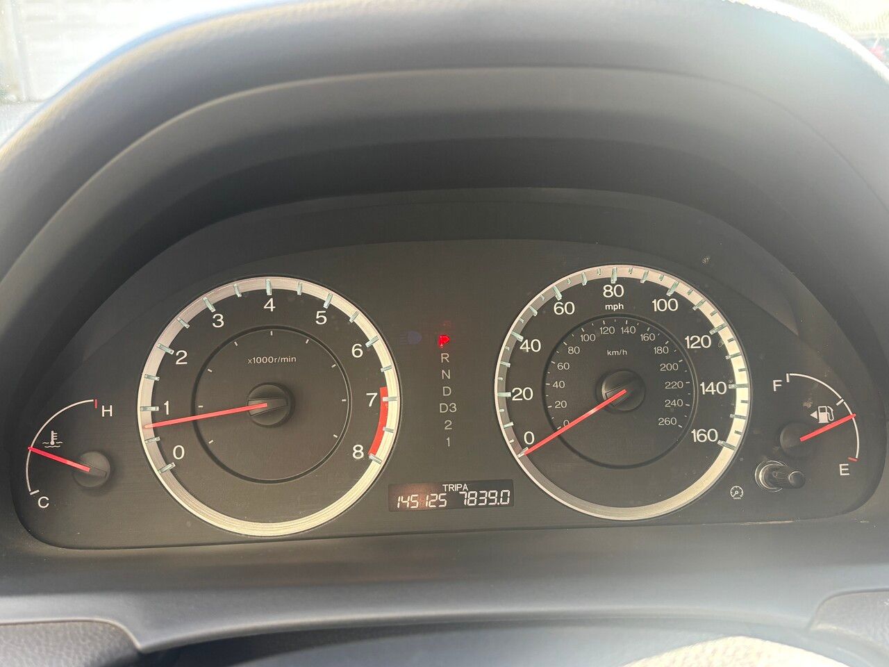 Honda Accord 2008 Clean Title (귀국판매)2008 Honda Accord Gray 썸네일 4