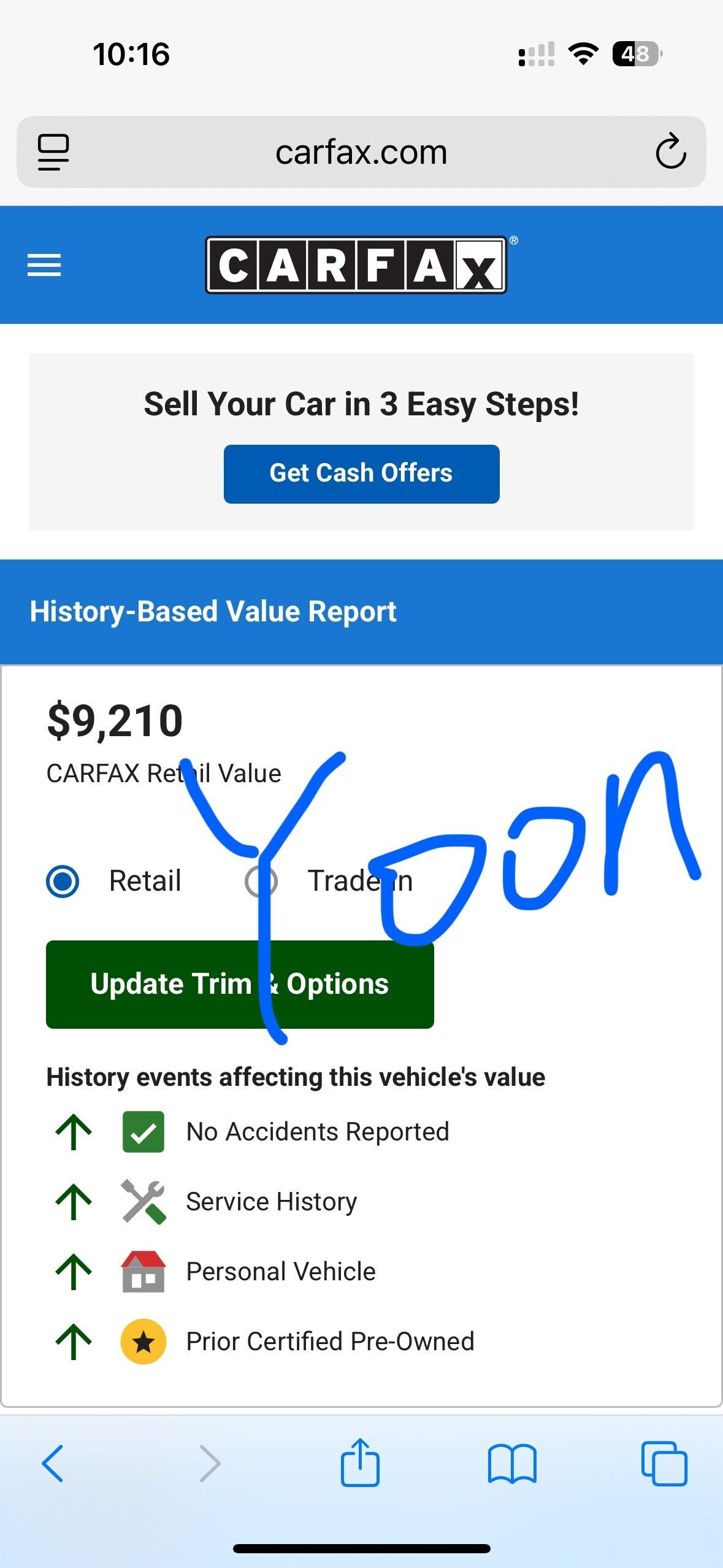 [판매] 2010 Honda Accord Crosstour EX-L 썸네일 5