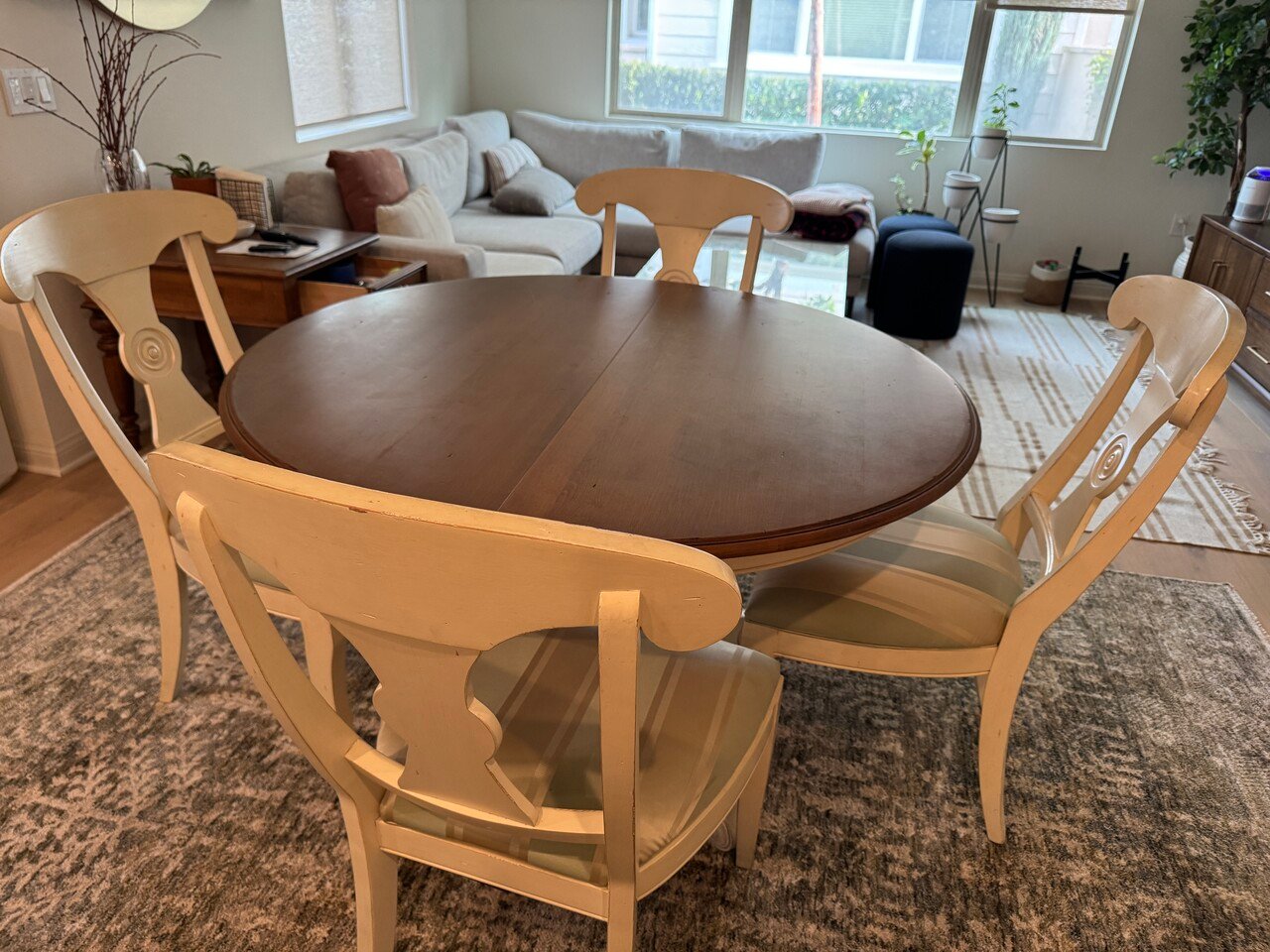 Ethan Allen French Country Dining Table Set