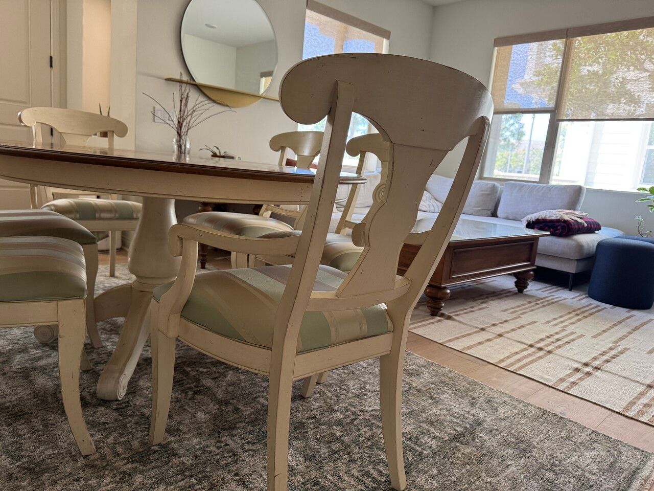 Ethan Allen French Country Dining Table Set 썸네일 7